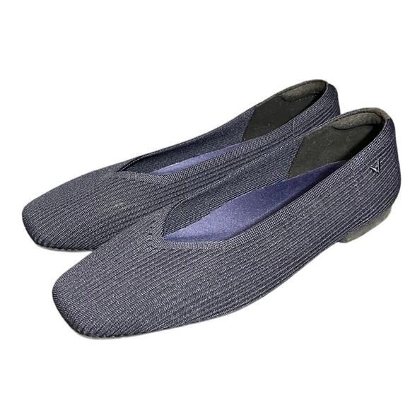 VIVAIA Margot 2.0 Women Flats Slip On Washable Ballet Flats Square Toe Blue 39.5 - Picture 1 of 8